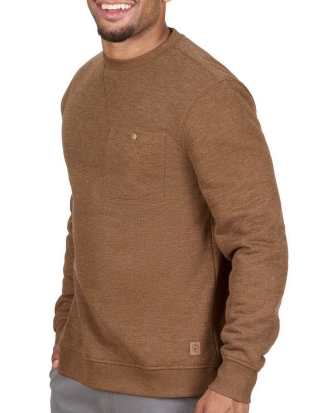 Coleman Sherpa Lined Sweatshirt Copper Heather Men's S NWT